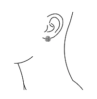 Bling Jewelry Rope Cable Twist Love Knot Clip-On Earrings Black Oxidized Silver For Non-Pierced Ears