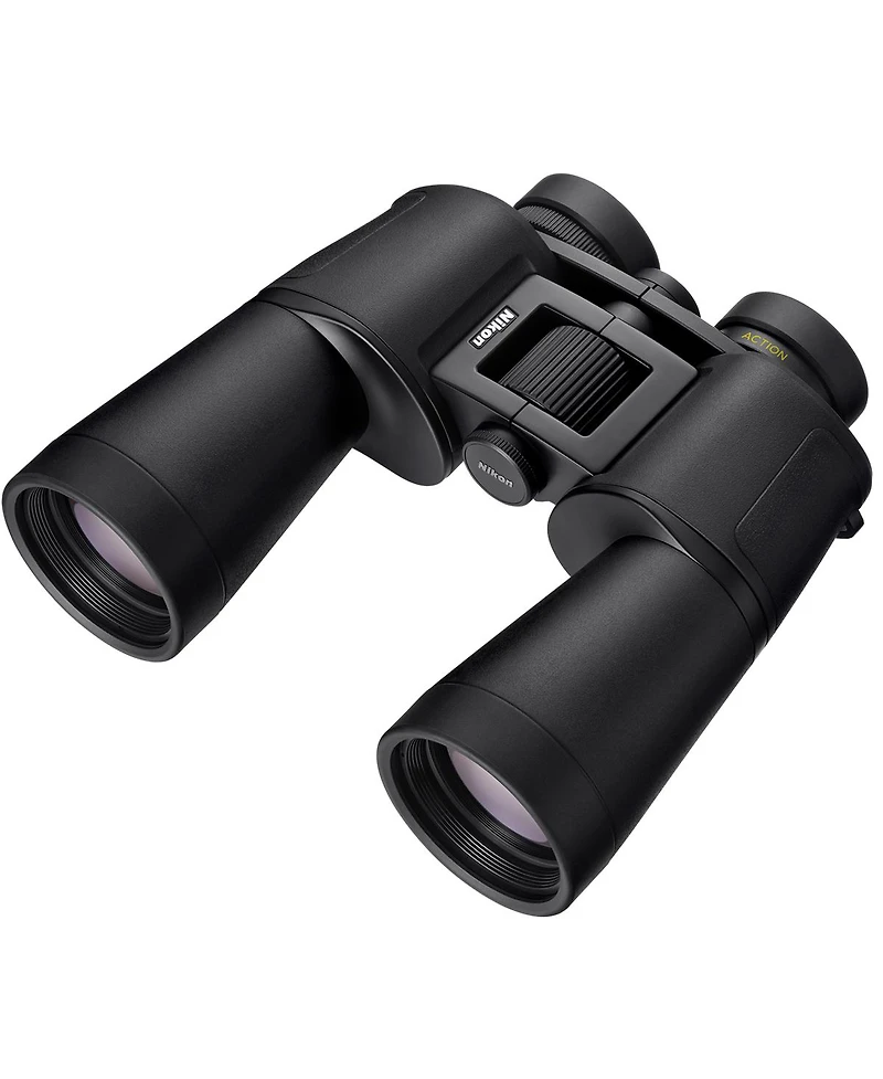 Nikon Action 16x50 Porro Prism Binoculars with 4.2 Degree Angle of View, Black