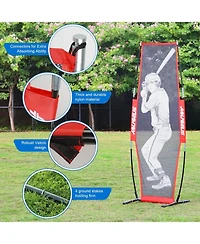 Aoligeijs Baseball Softball Batter Dummy,Pitching Target,Pitching Aid for Improved Accuracy