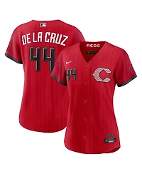 Nike Women's Elly De La Cruz Red Cincinnati Reds 2026 City Connect Stadium Jersey