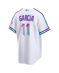 Nike Men's Maikel Garcia White Kansas City Royals 2026 Connect Stadium Jersey