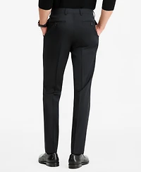 The Men's Store Men's Modern-Fit Black 100% Wool Suit Separate Pants, Macy's Exclusive
