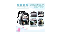 Urbanmax Clear Backpack for School Girls, Heavy Duty Tpu Transparent Stadium Events Approved, Bookbag