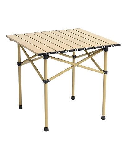 Gnuadz Portable Camping Table Folding Aluminum Outdoor Cooking Hiking Picnic Bbq Travel Carry Bag