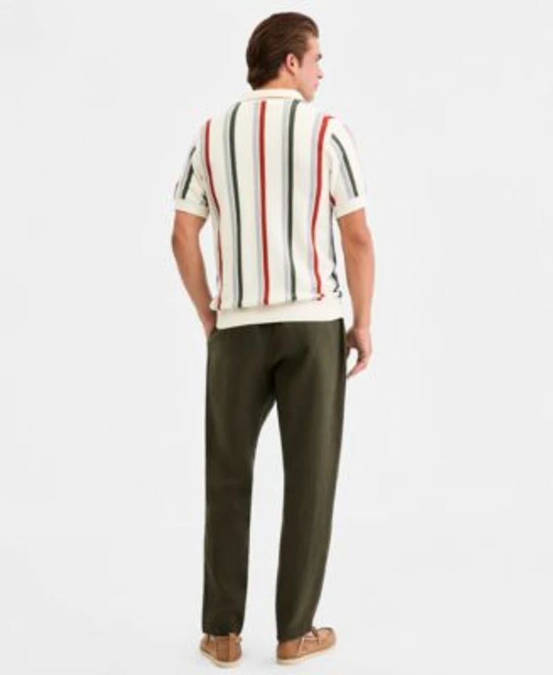 Rodd Gunn Mens Royce Hill Knit Polo Shirt Linen Resort Pants Gunn T Shirt Victoria Loafers