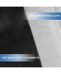 Gse Games & Sports Expert 7' Heavy Duty Leatherette Pool Table Covers, Waterproof Tearproof Cover for