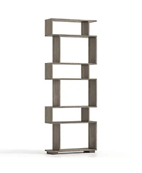 Gouun 6-Tier Geometric Bookshelf with Anti-Tipping Kits