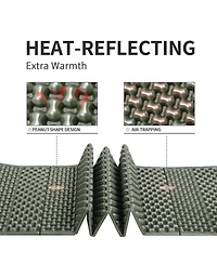 Gnuadz Foam Camping Pad Ultralight Closed Cell Mattress Waterproof Folding Sleeping Mat Outdoor Backpacking Yoga