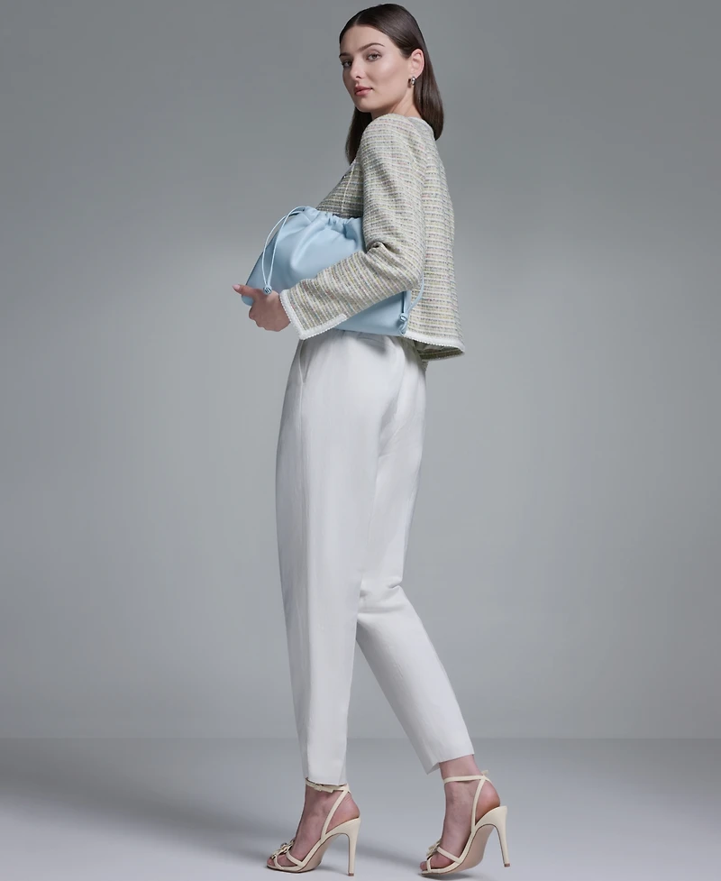 Bcbg Women's Crewneck Open-Front Jacket