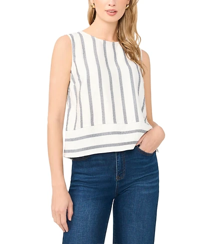 Vince Camuto Women's Sleeveless Crewneck Blouse
