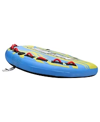 Mecale 4-Rider Towable Tube for Boating 680 lbs with Rear Fins