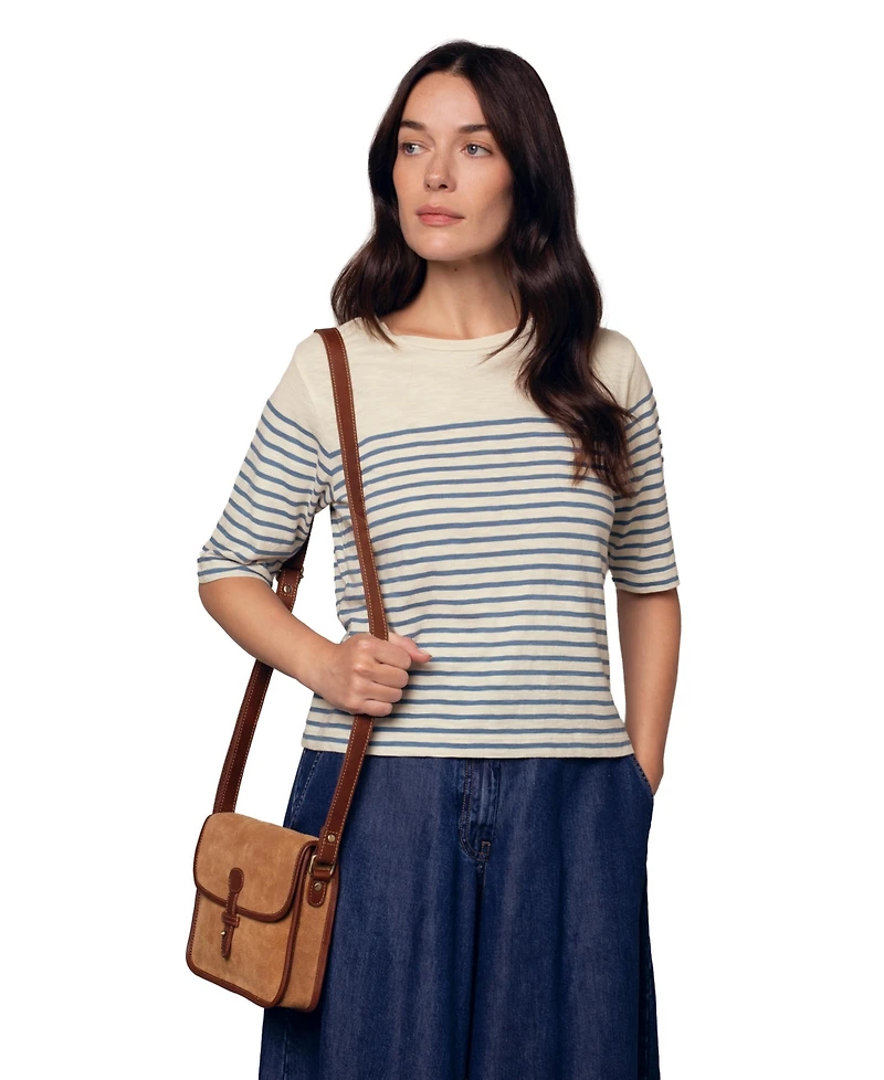 Celtic & Co. Women's Stripe Sleeve T-shirt