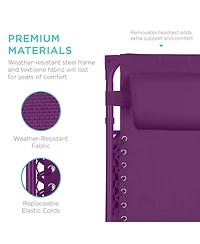 Best Choice Products Folding Zero Gravity Recliner Patio Lounge Chair w/ Canopy Shade, Headrest, Tray