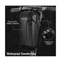 Aoligeijs Electric Scooter Handlebar Bag Waterproof Hard Shell Storage Bag for Bikes Scooters Front Hanging Travel Organizer 3L Capacity