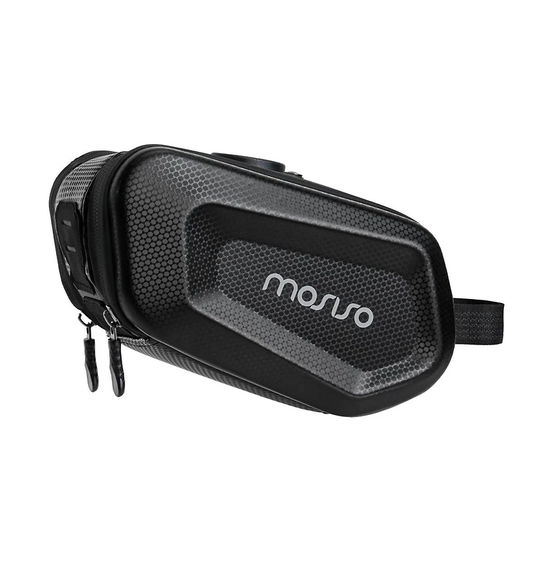 Aoligeijs Waterproof Bike Seat Bag 2L Hard Shell Bicycle Saddle Bag Under Seat Storage Pouch with Quick Release for Road Mountain Cycling