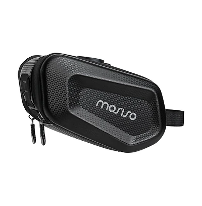 Aoligeijs Waterproof Bike Seat Bag 2L Hard Shell Bicycle Saddle Bag Under Seat Storage Pouch with Quick Release for Road Mountain Cycling