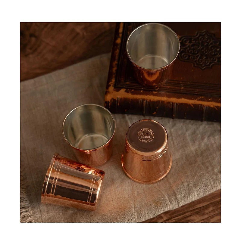 Coppermill Kitchen, Cmk Vintage Inspired Shot Glass - Set of 4