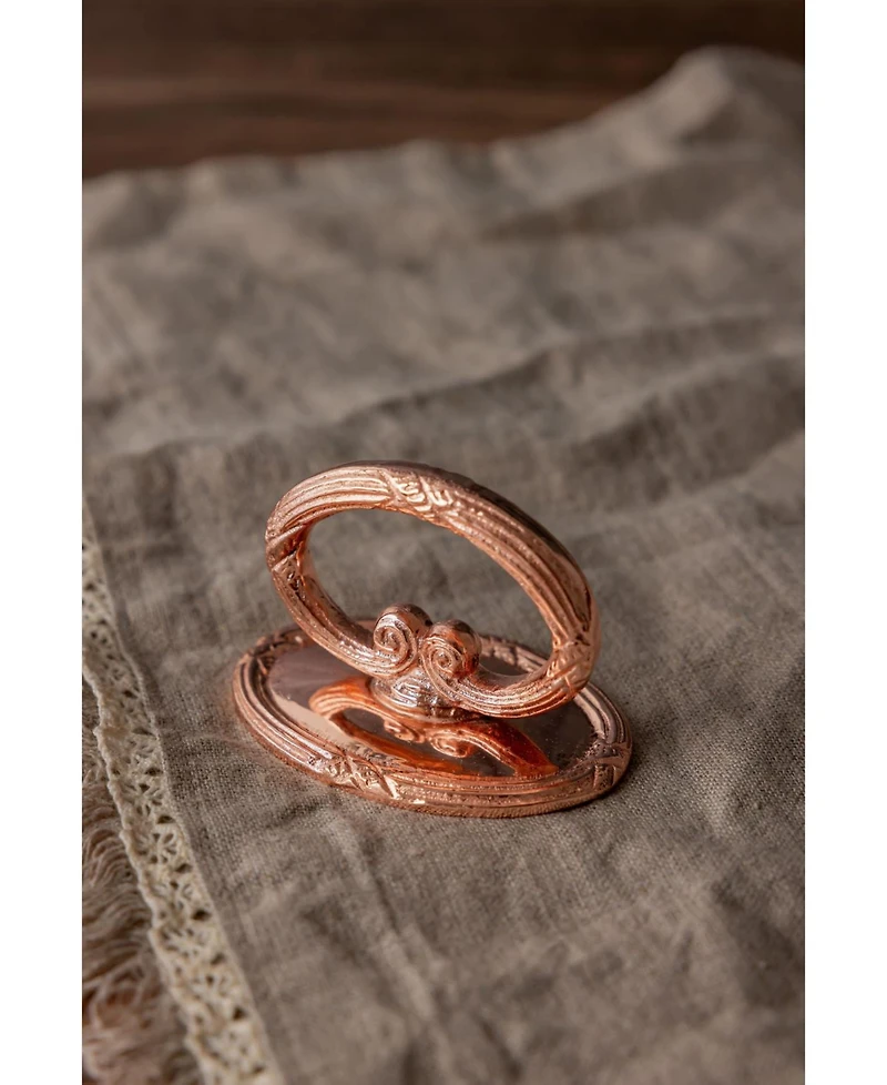 Coppermill Kitchen, Vintage Inspired Copper Napkin Rings - Set of 2