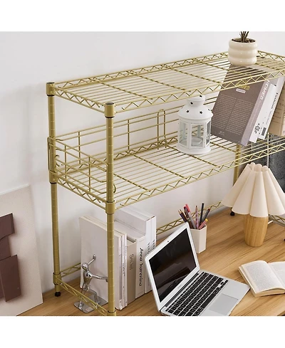 DormCo Suprima Desktop Carbon Steel Bookshelf