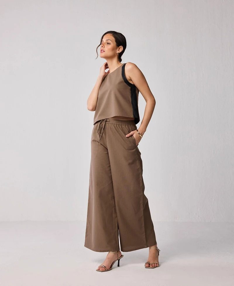 Reistor Women's Sleeveless Colorblock Top