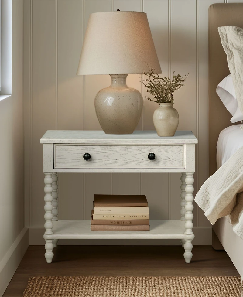 Madison Park Signature Beckett 32" Wood Large Nightstand