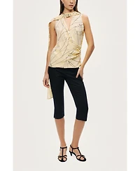 Nocturne Women's Shawl Detail Blouse