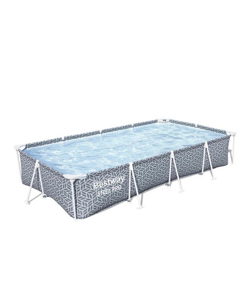 Bestway 12' x 6'7" x 26" Steel Pro Above Ground Swimming Pool Set