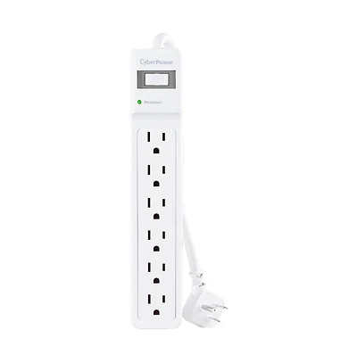 CyberPower Essential Series 6-Outlet Surge Protector with Power Cord
