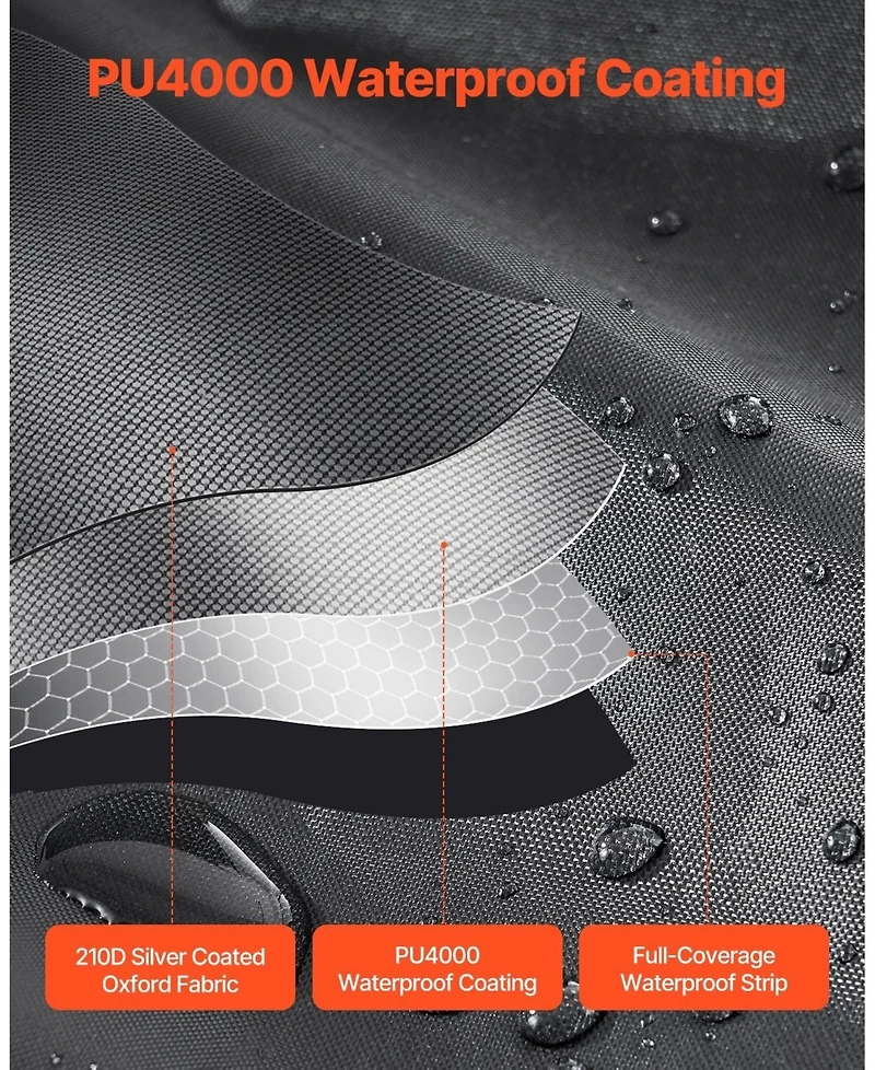 Gouun Outdoor Bike Storage Tent for 4 to 5 Bicycles with Dual Doors