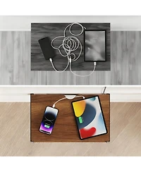Yigii Floating Nightstand Wall Mounted Wood Shelf Bedroom Bathroom Kitchen Office Storage