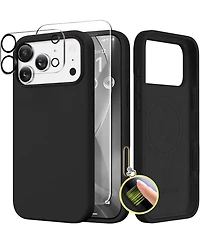 Gonez Magnetic for iPhone 17 Pro Max Case, Compatible with MagSafe, Liquid Silicone Anti-Scratch Shockproof Protective Phone Case