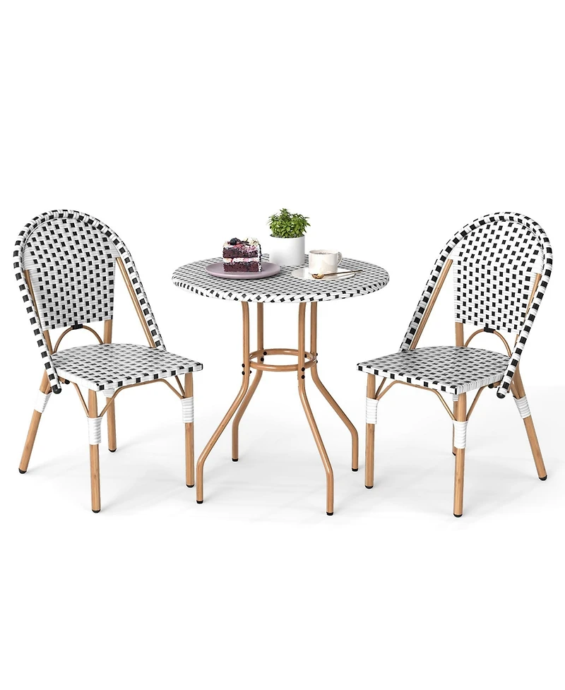 Gouun French Table and Dining Chairs