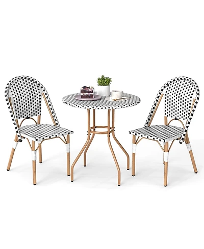 Gouun French Table and Dining Chairs