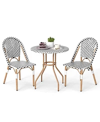 Gouun French Table and Dining Chairs