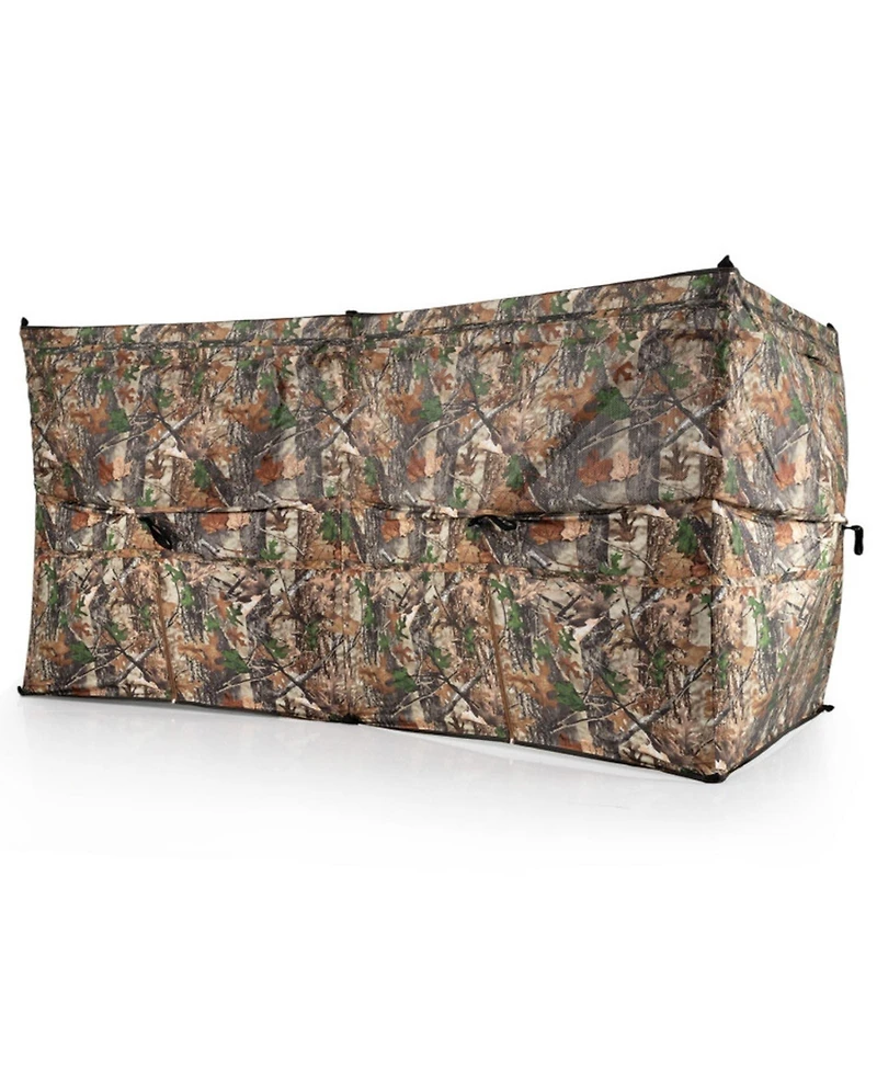 Gouun See-Through Pop-Up Hunting Blind with Dog Door for 1-3 People