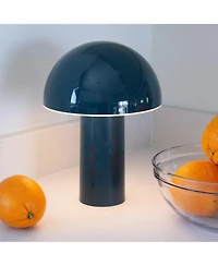 Brightech Celia Portable Led Table Lamp with Dome Mushroom Shade