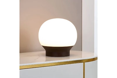 Wave Pendant Led Arc Standing Floor Lamp with Wicker Shade (81")