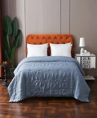 St. James Home Crinkled Down Alternative Blanket