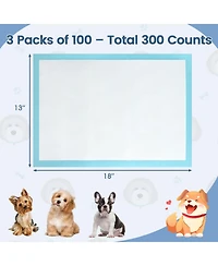 Cozito Puppy Pads 300 Count 18x13 inch 6 Layer Leak Proof