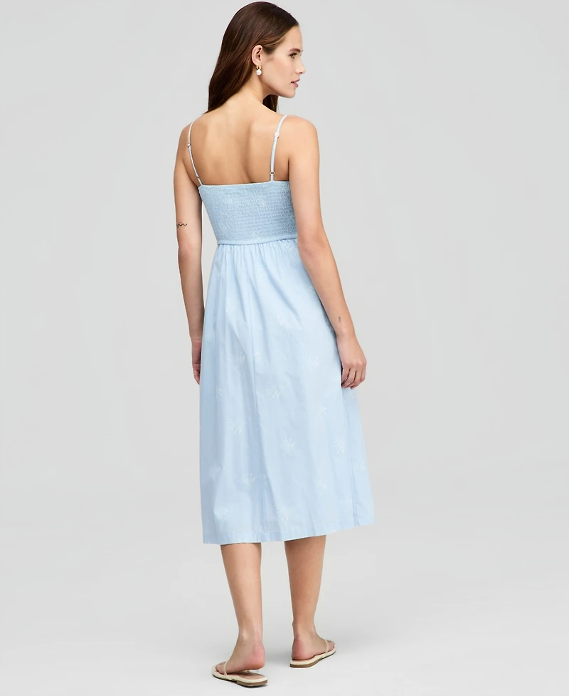 And Now This Women's Cotton Smocked Maxi Dress, Macy's Exclusive