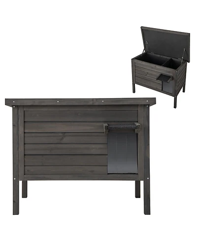 Cozito Cat House Outdoor Insulated with All-Round Foam for Winter