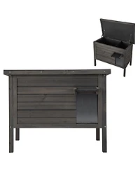 Cozito Cat House Outdoor Insulated with All-Round Foam for Winter