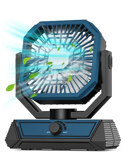 Gnuadz Portable Fan Rechargeable Led Lantern Camping Usb Travel Home 20000mAh