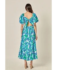 English Factory Women's Tie Back Maxi Dress