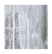 Habitat Commonwealth Mona Lisa Jacquard Lace Tailored Balloon Rod Pocket Curtain Panel