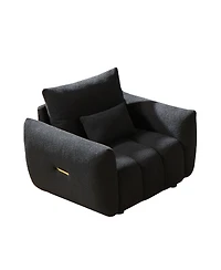 Streamdale Furniture 35.2" Teddy Fabric Sofa, Modern Lounge Chair