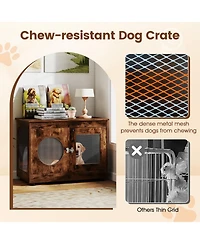 Cozito Dog Crate Furniture Style with Window and Lockable Door