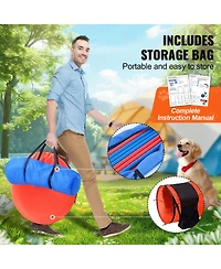 Cozito Dog Agility Training Set 5 Piece Tunnel Hurdles Weave Poles