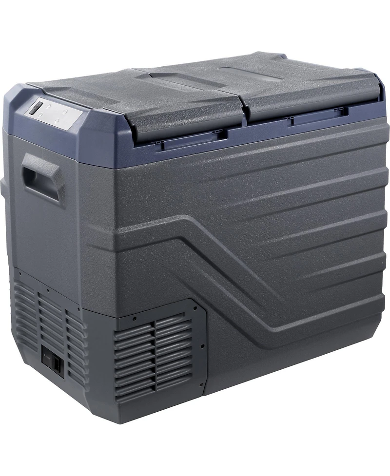 Mecale 40 Liter Portable Car Refrigerator Dual Zone 12V for Outdoor and Rv