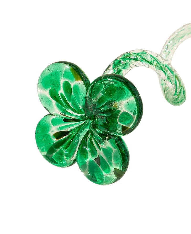 Uncommon Goods Glass Good Luck Clover